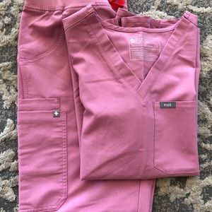 Blush Pink scrub set